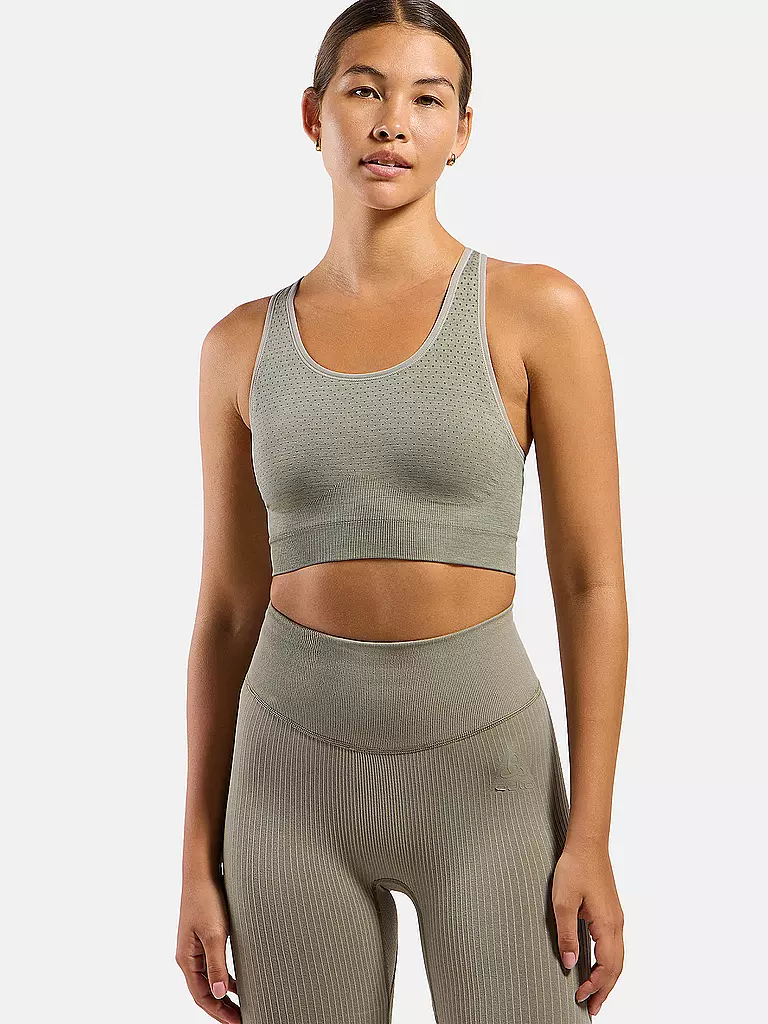 ODLO | Damen Sport-BH Seamless Medium Support | hellgrün