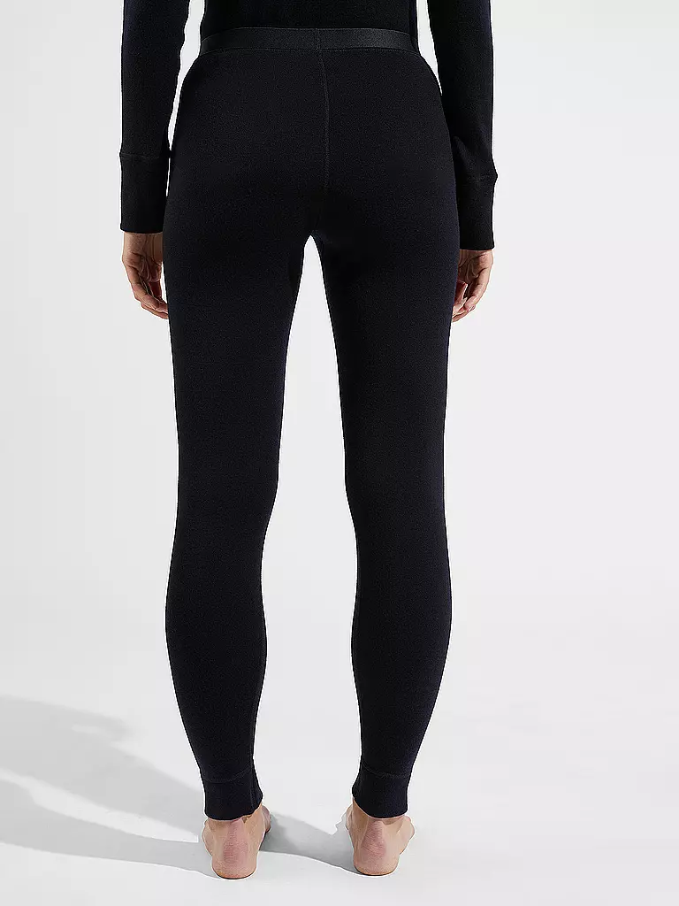 ODLO | Damen Unterzieh Tight  Natural Merino 260  | schwarz