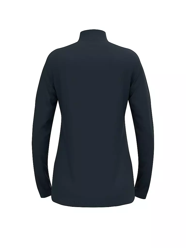 ODLO | Damen Unterzieh Zipshirt Essential Light | dunkelblau