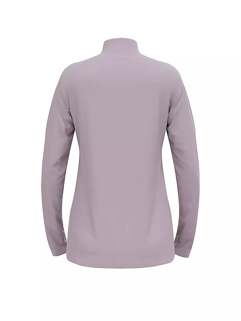 ODLO | Damen Unterzieh Zipshirt Essential Light | grau