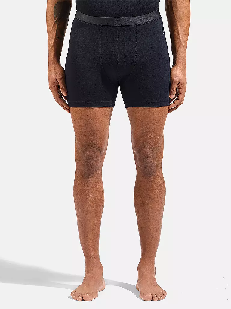 ODLO | Herren Boxershort Natural Merino 160 | schwarz