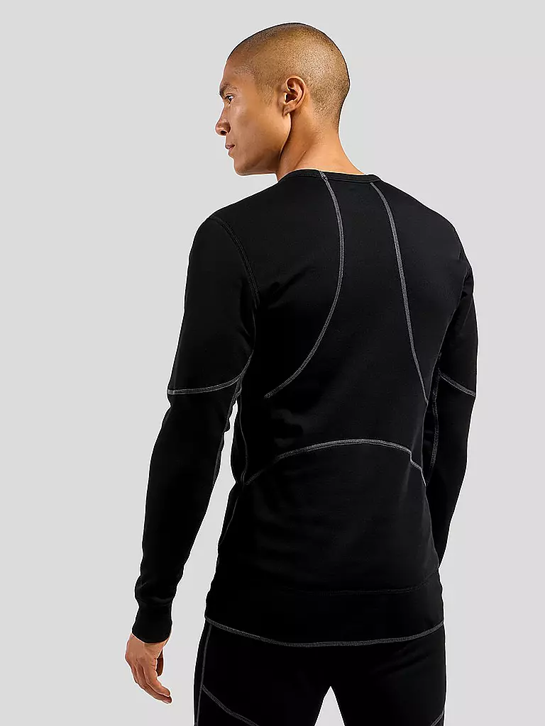 ODLO | Herren Funktionsshirt ACTIVE X-WARM ECO Base Layer | schwarz