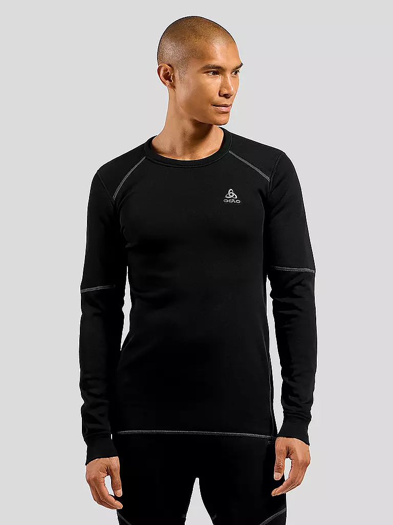 ODLO | Herren Funktionsshirt ACTIVE X-WARM ECO Base Layer | schwarz