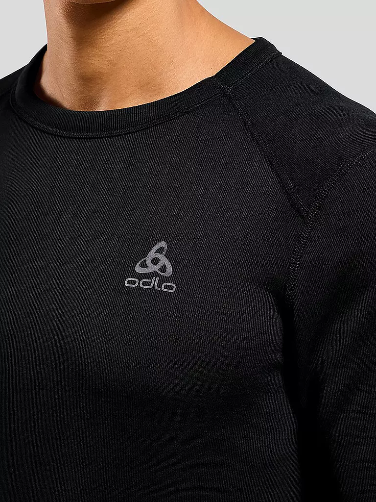 ODLO | Herren Funktionsshirt Herren ACTIVE WARM ECO Base Layer | schwarz