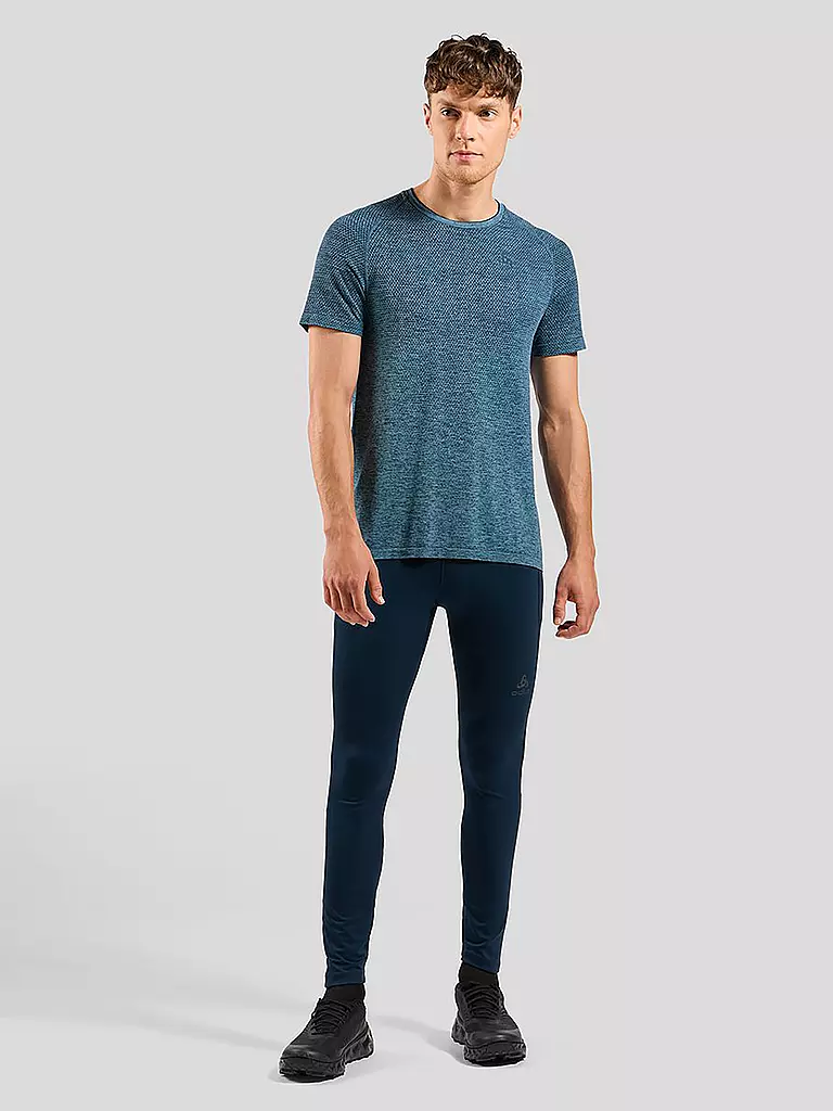 ODLO | Herren Laufshirt Essentials Seamless | blau