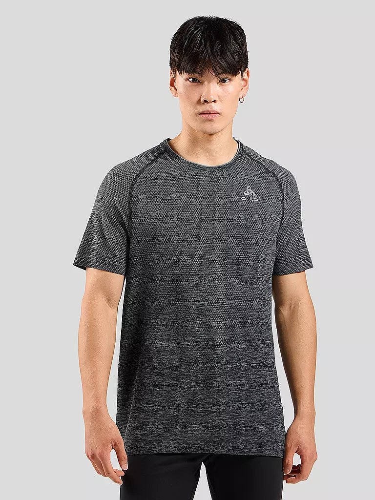 ODLO | Herren Laufshirt Essentials Seamless | schwarz