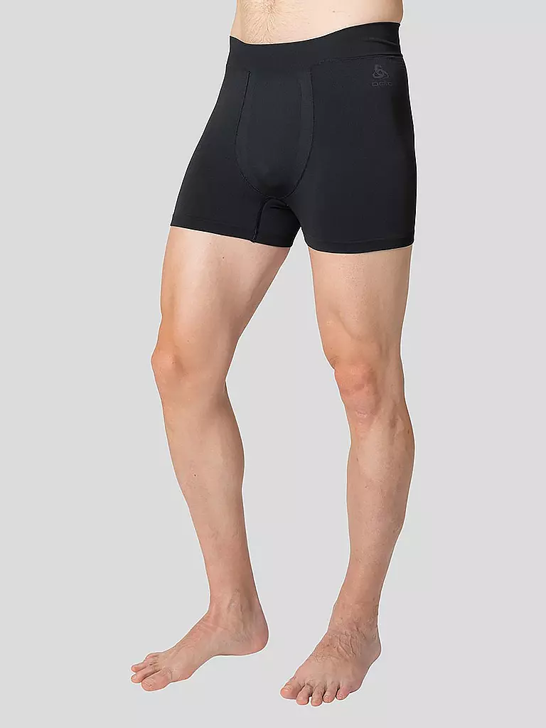 ODLO | Herren Laufwäsche Boxer Performance Light | schwarz