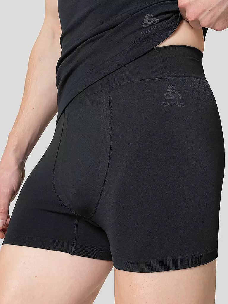 ODLO | Herren Laufwäsche Boxer Performance Light | schwarz