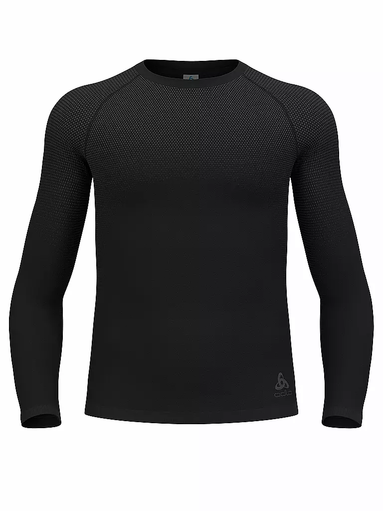 ODLO | Herren Laufwäsche Shirt Performance Light Base Layer  | schwarz