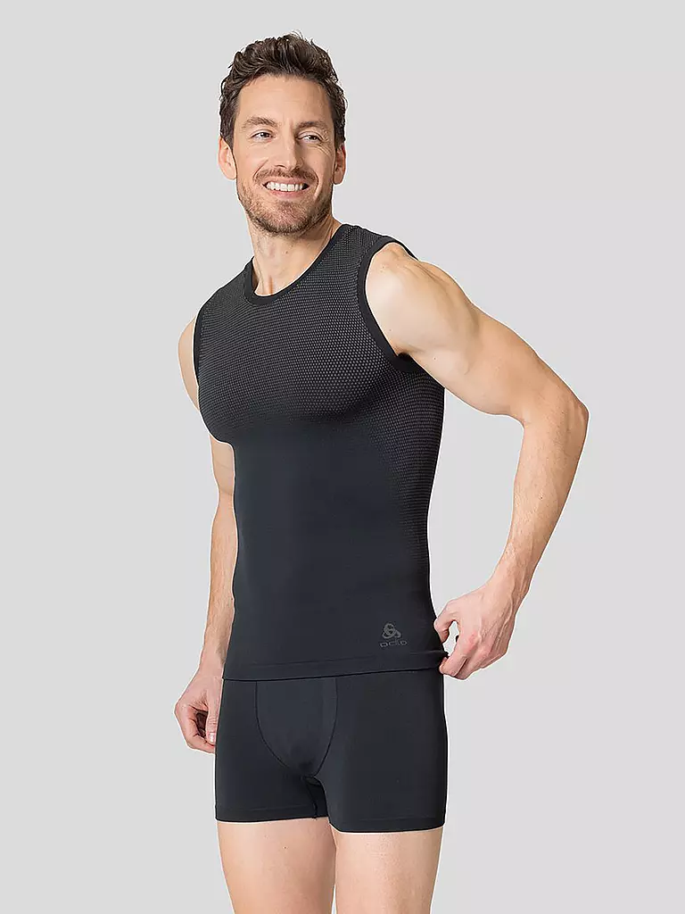 ODLO | Herren Laufwäsche Tank Performance Light | schwarz