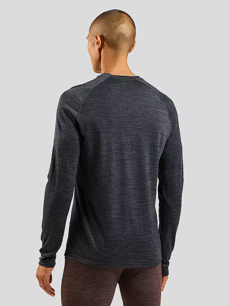 ODLO | Herren Unterzieh Funktionsshirt Performance Wool 150 | dunkelrot