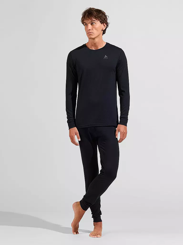 ODLO | Herren Unterzieh Tight Natural Merino 200 | schwarz