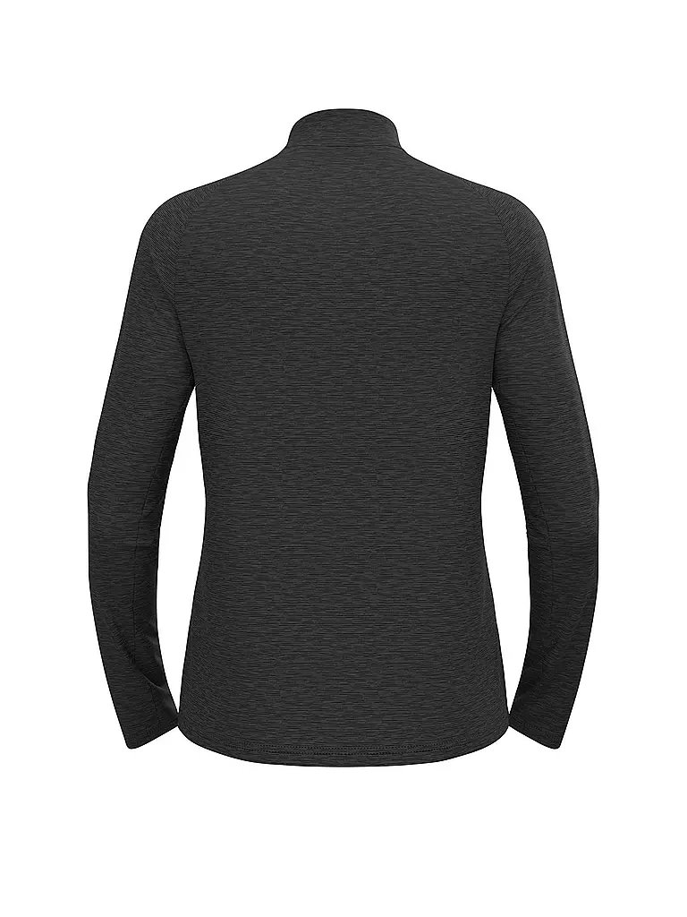 ODLO | Herren Unterzieh Zipshirt Essentials Ceramiwarm | schwarz