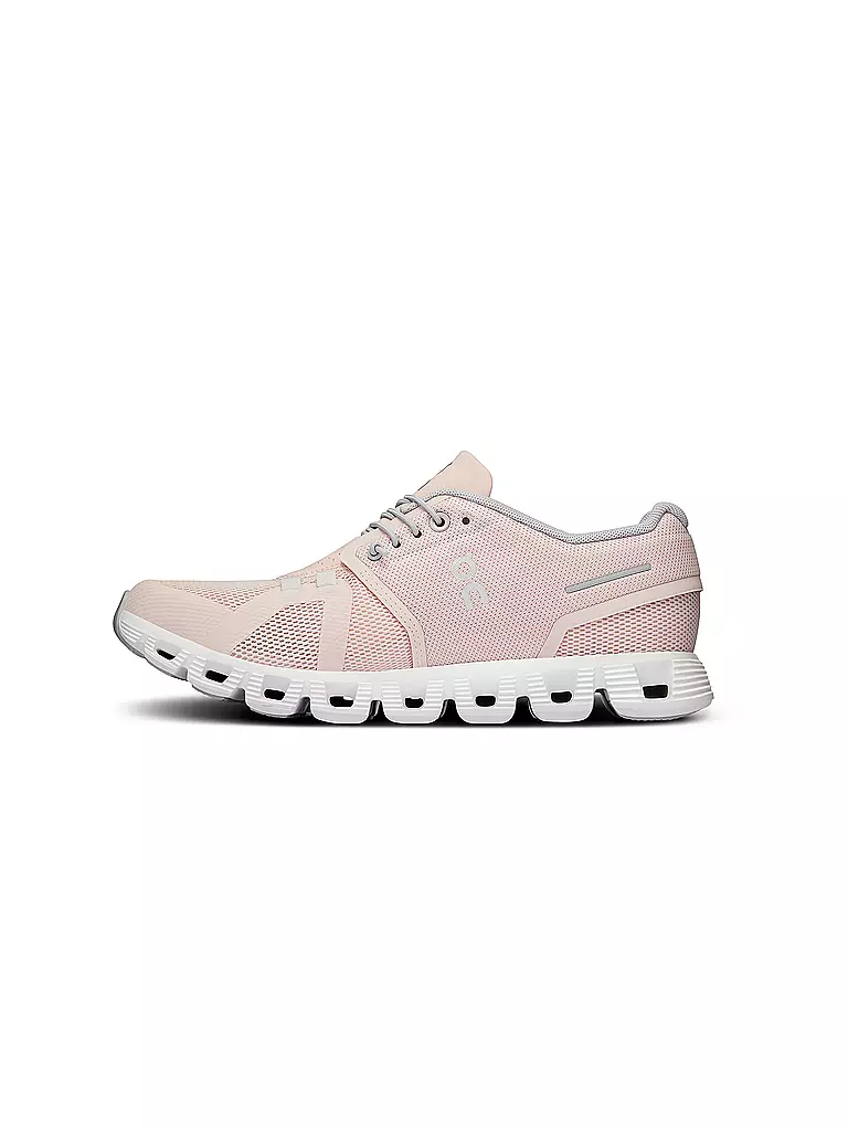 ON | Damen Freizeitschuhe Cloud 5 SHELL WHITE | rosa