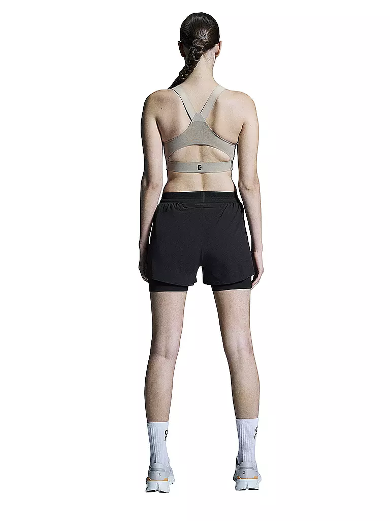 ON | Damen Laufshort 2in1 3" Performance | schwarz