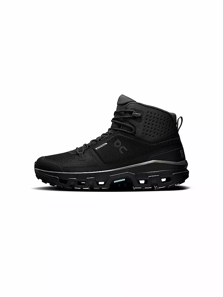 ON | Herren Wanderschuhe Cloudrocj Mid WP | schwarz