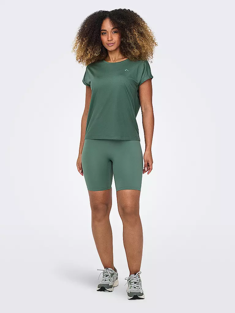 ONLY PLAY | Damen Fitnessshirt ONPAUBREE | dunkelgrün