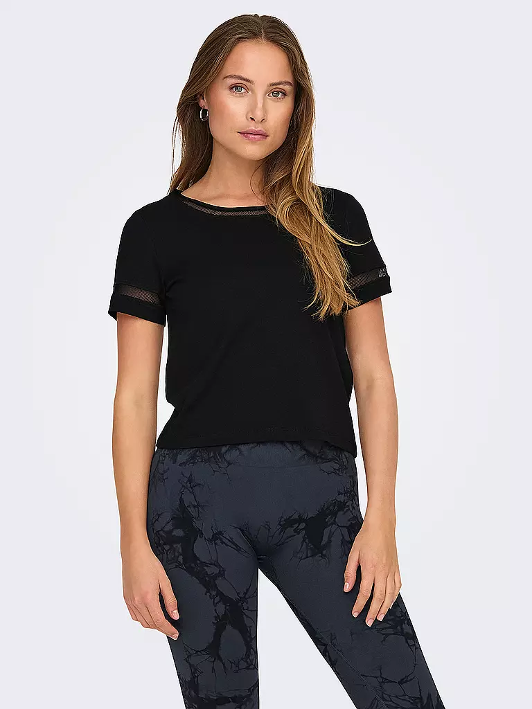 ONLY PLAY | Damen Fitnessshirt ONPCROSS | schwarz