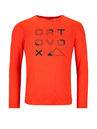 ORTOVOX | Herren Funktionsshirt 185 Merino Brand Outline