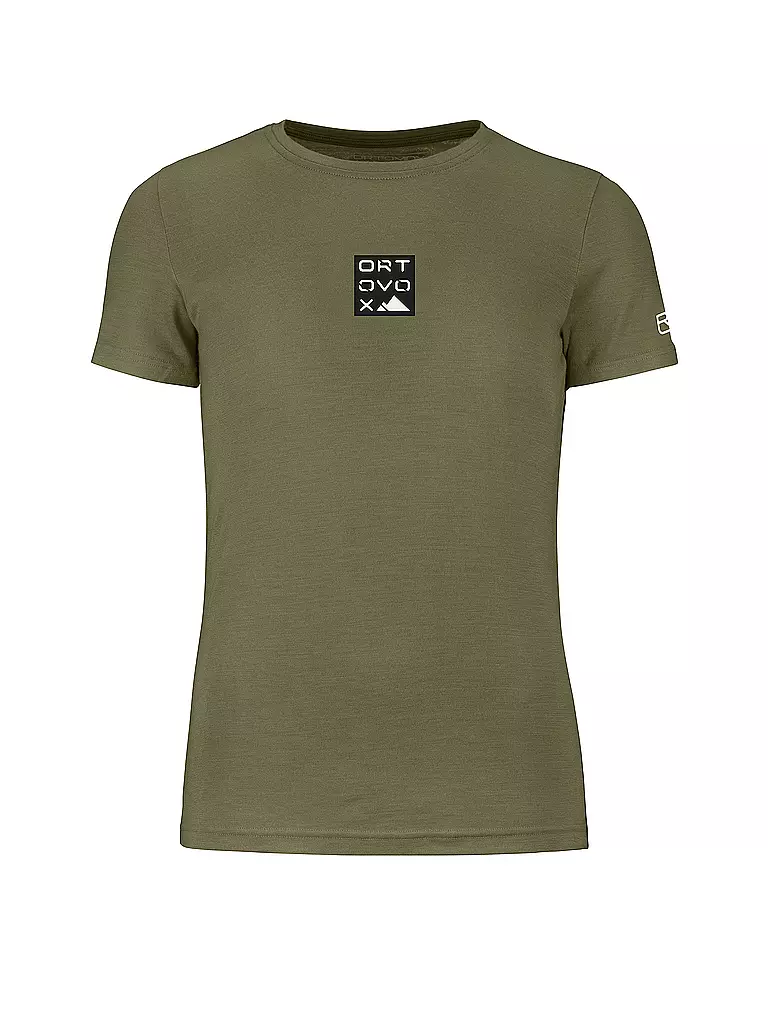 ORTOVOX | Damen Funktionsshirt 185 Merino Square | olive