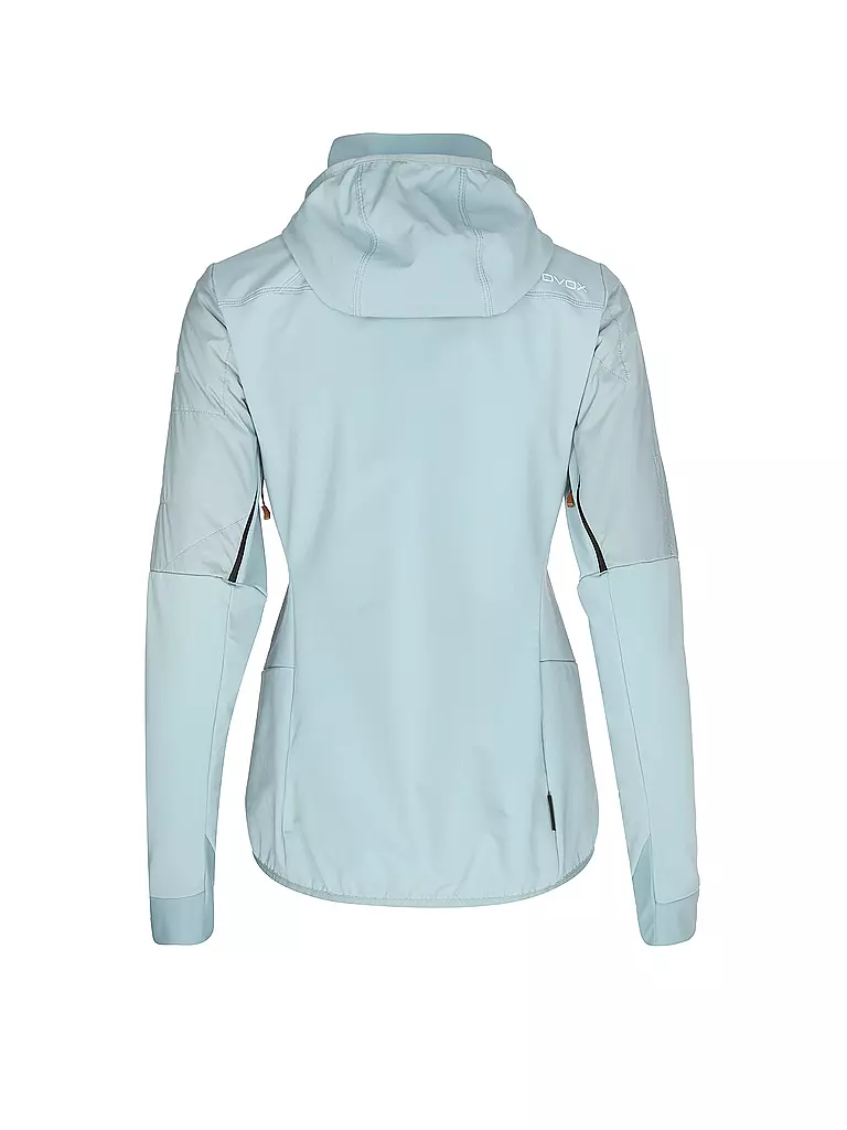 ORTOVOX | Damen Hybridjacke Col Becchei SW Hoodie | hellblau