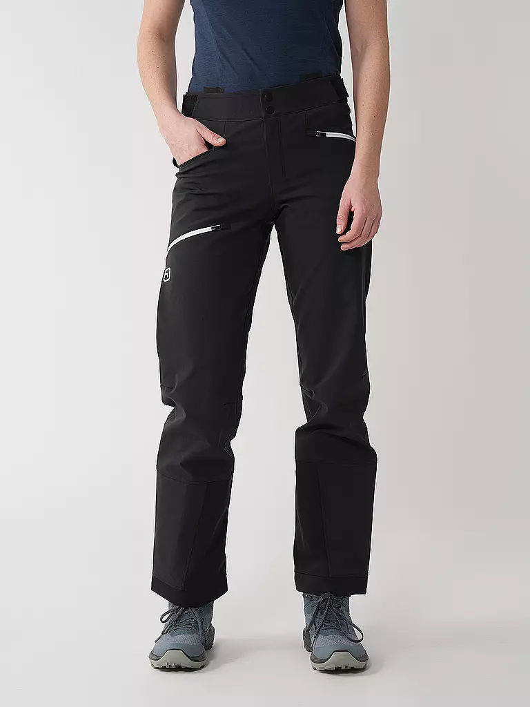 ORTOVOX | Damen Touren Softshellhose Pizol | schwarz