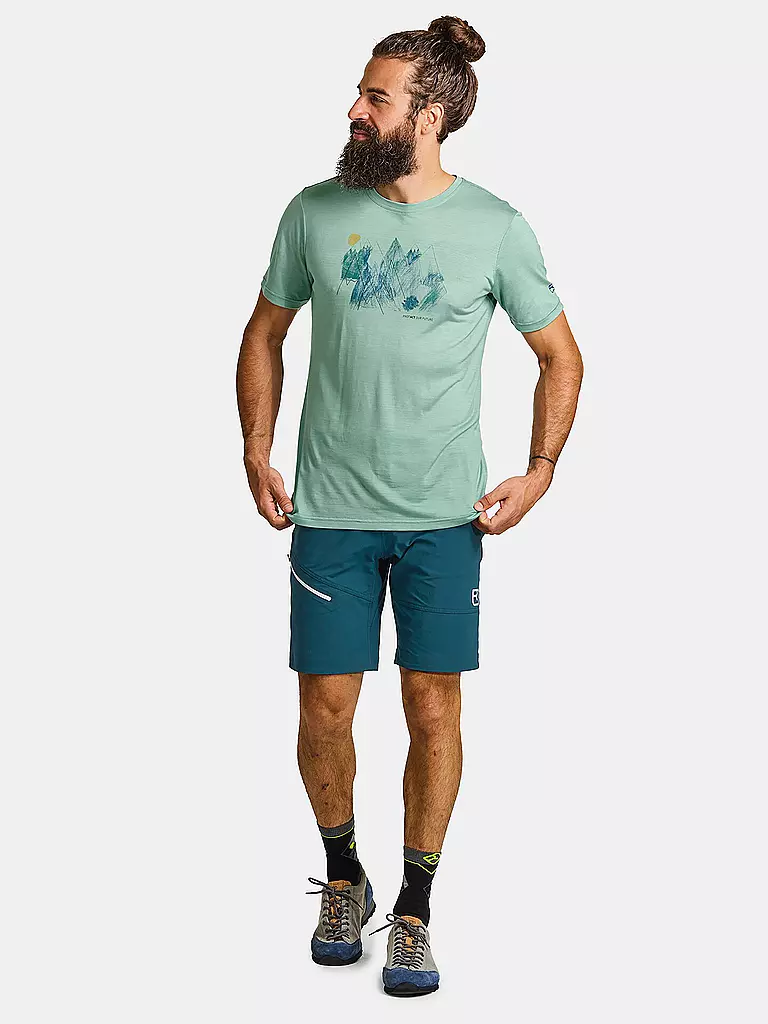 ORTOVOX | Herren Funktionsshirt 140 COOL MTN Playground | türkis