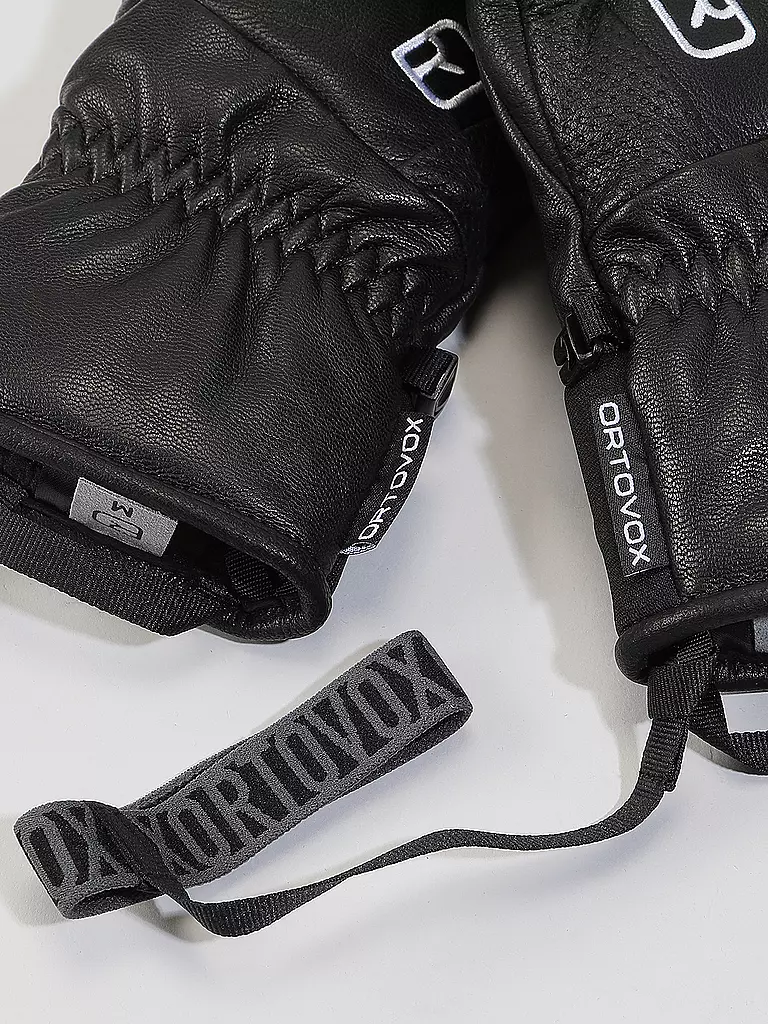 ORTOVOX | Herren Handschuhe Full Leather 3 Finger | schwarz