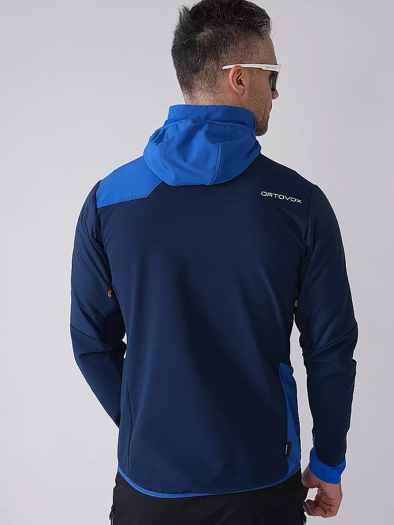 ORTOVOX | Herren Touren Hybridjacke Col Becchei Hoodie | hellblau