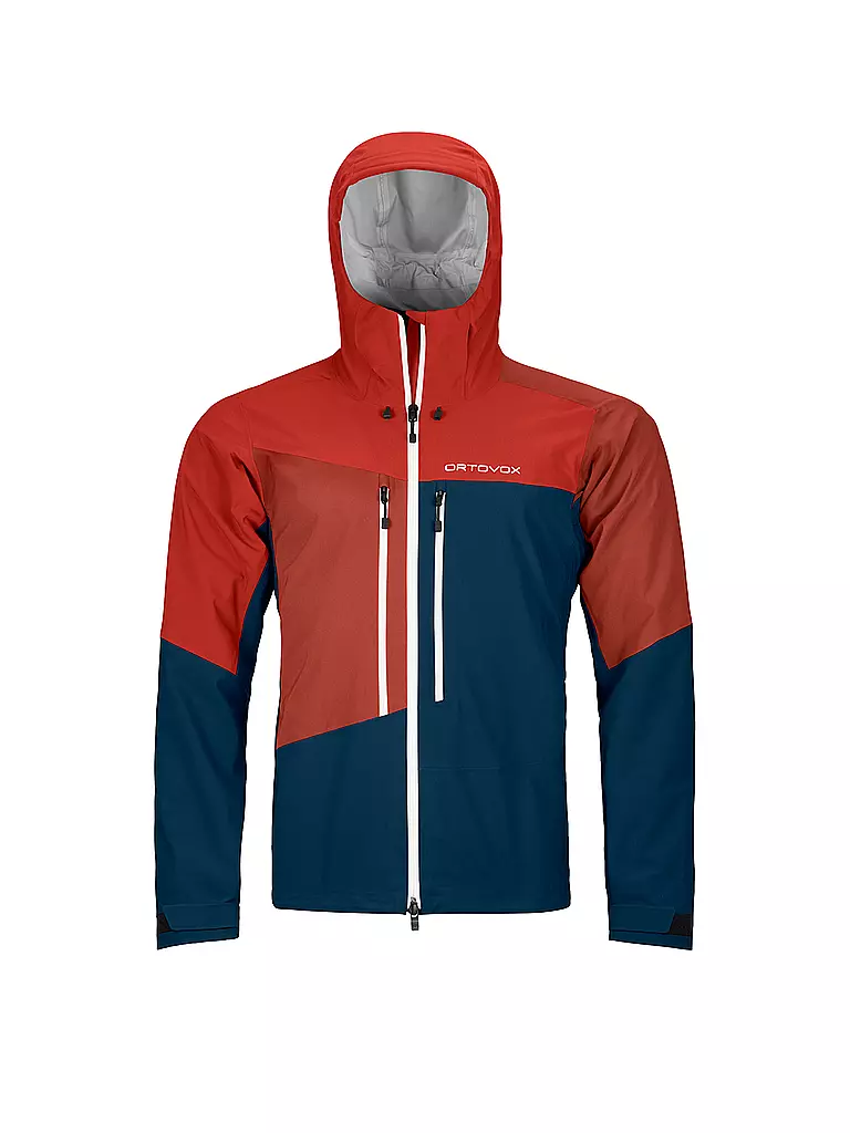 ORTOVOX | Herren Tourenjacke Westalpen 3L Hoodie | dunkelblau