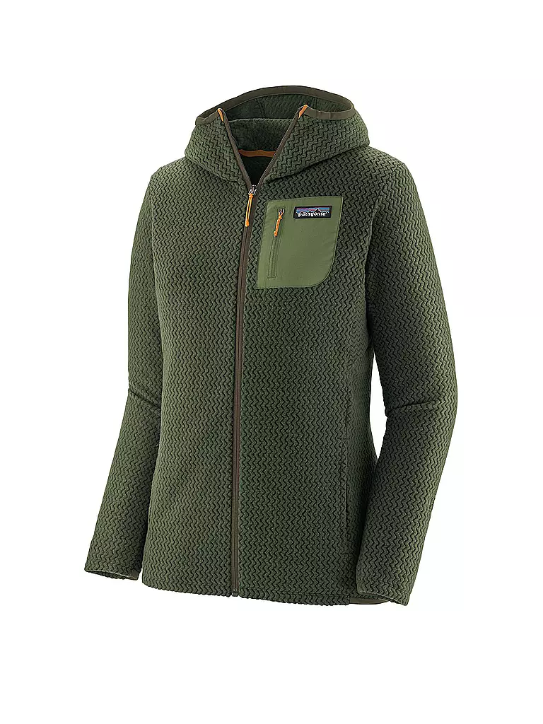 PATAGONIA | Damen Fleecejacke R1® Air Full-Zip Hoody | dunkelgrün