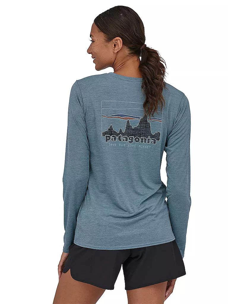 PATAGONIA | Damen Funktionsshirt Long-Sleeved Capilene® Cool Daily Graphic | grün