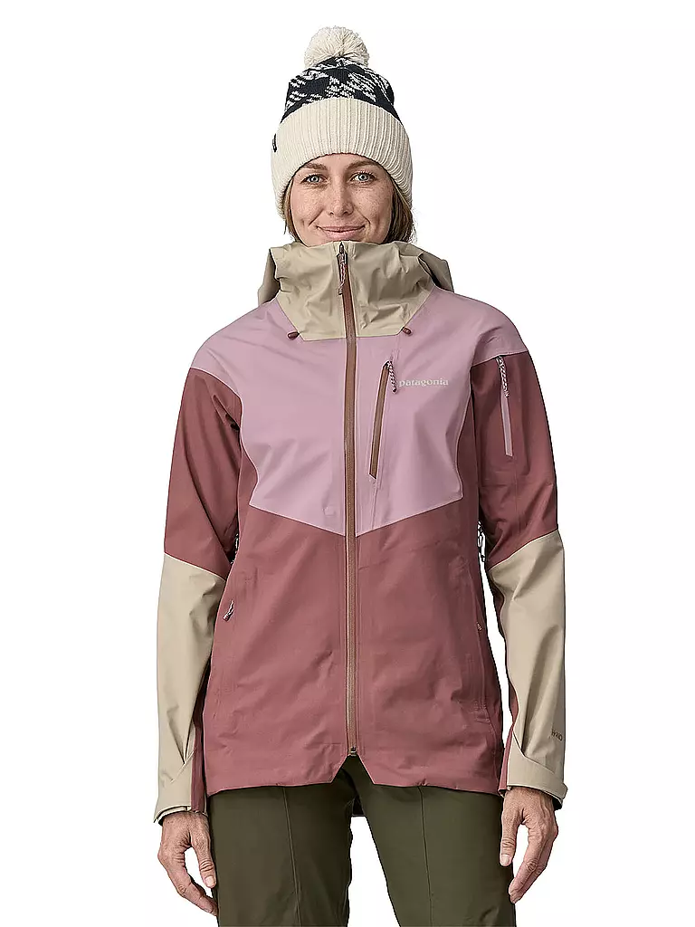 PATAGONIA | Damen Tourenjacke Snowdrifter 3L Hoodie | rosa