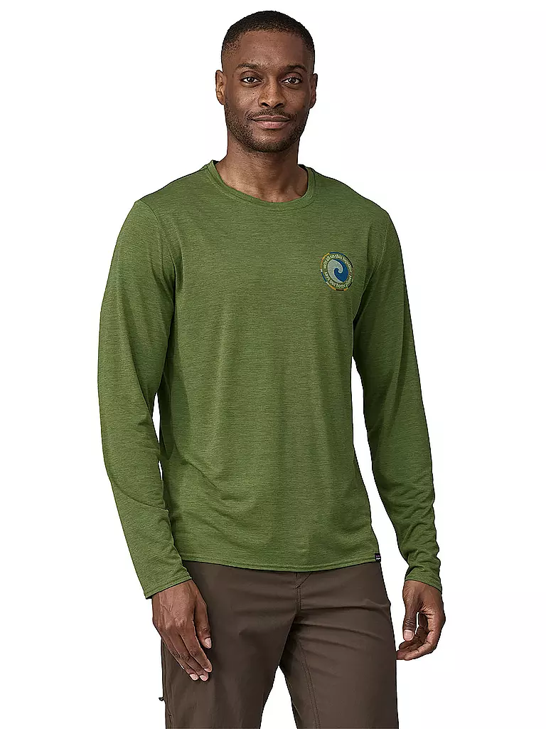 PATAGONIA | Herren Funktionsshirt Capilene® Cool Daily Graphic | olive