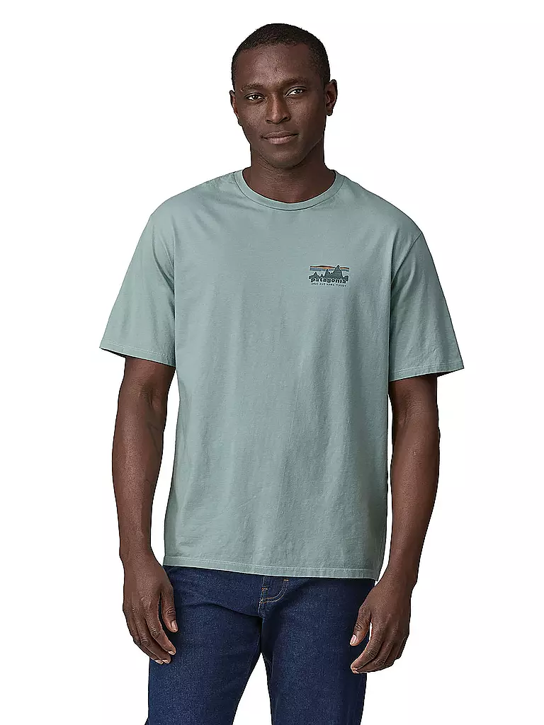 PATAGONIA | Herren T-Shirt 73 Skyline Organic | hellblau