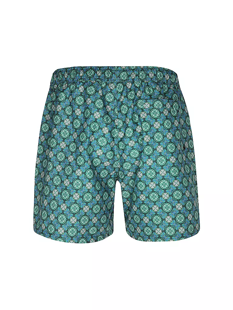 PAUL | Herren Badeshort Printed | grün