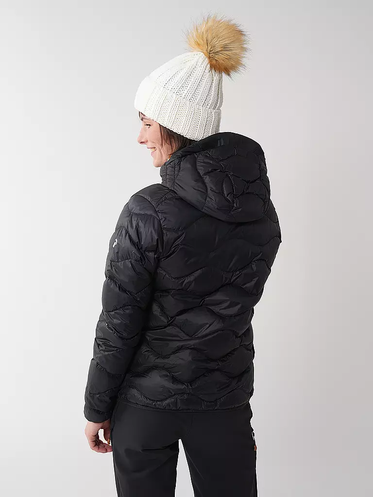 PEAK PERFORMANCE | Damen Daunenjacke Helium Down Hoodie | schwarz