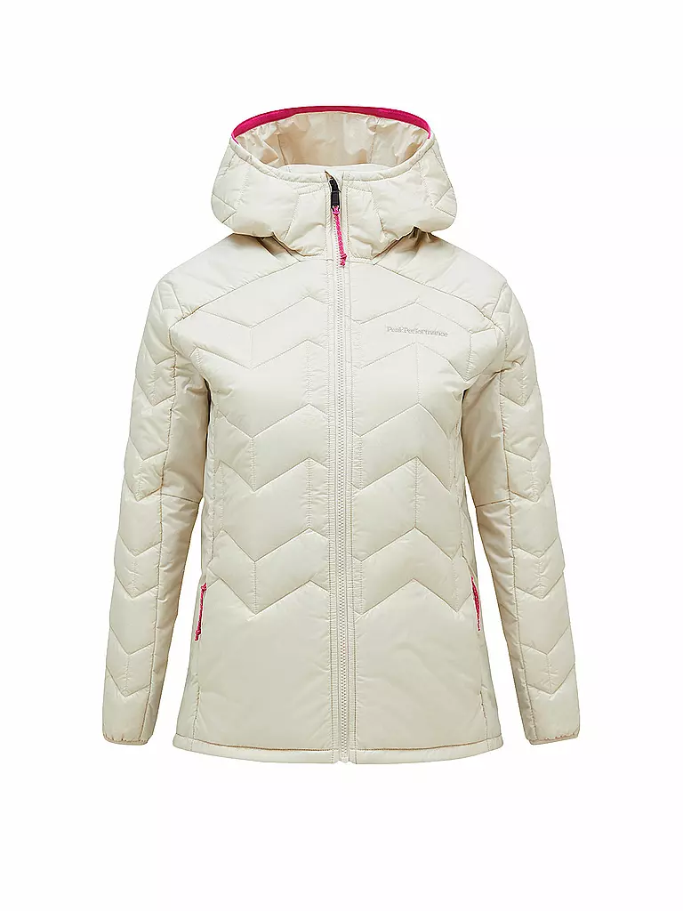 PEAK PERFORMANCE | Damen Freizeitjacke Elevate Liner Hoodie | creme