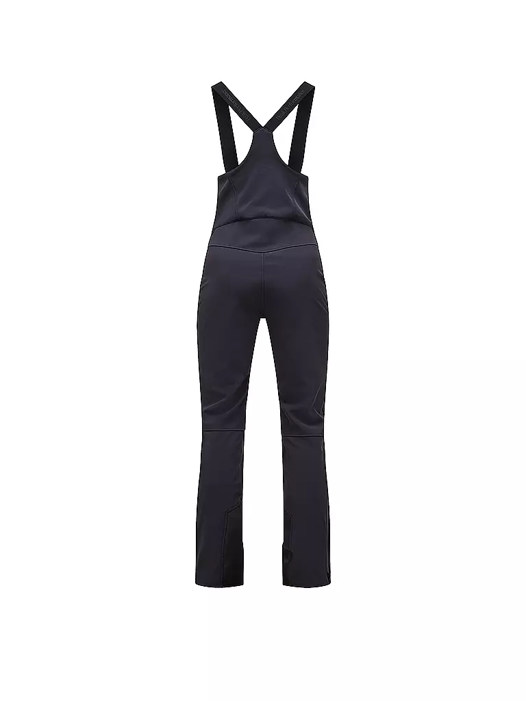 PEAK PERFORMANCE | Damen Skihose Softshell Stretch Bib | schwarz