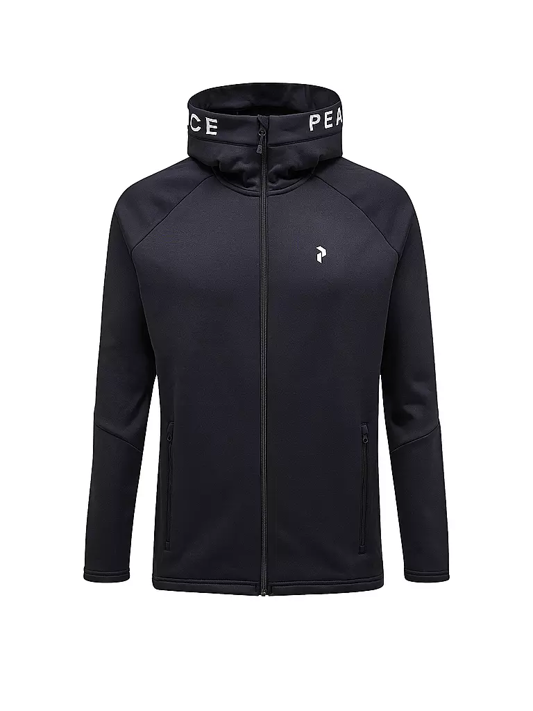 PEAK PERFORMANCE | Herren Unterziehjacke Rider Hoodie | schwarz