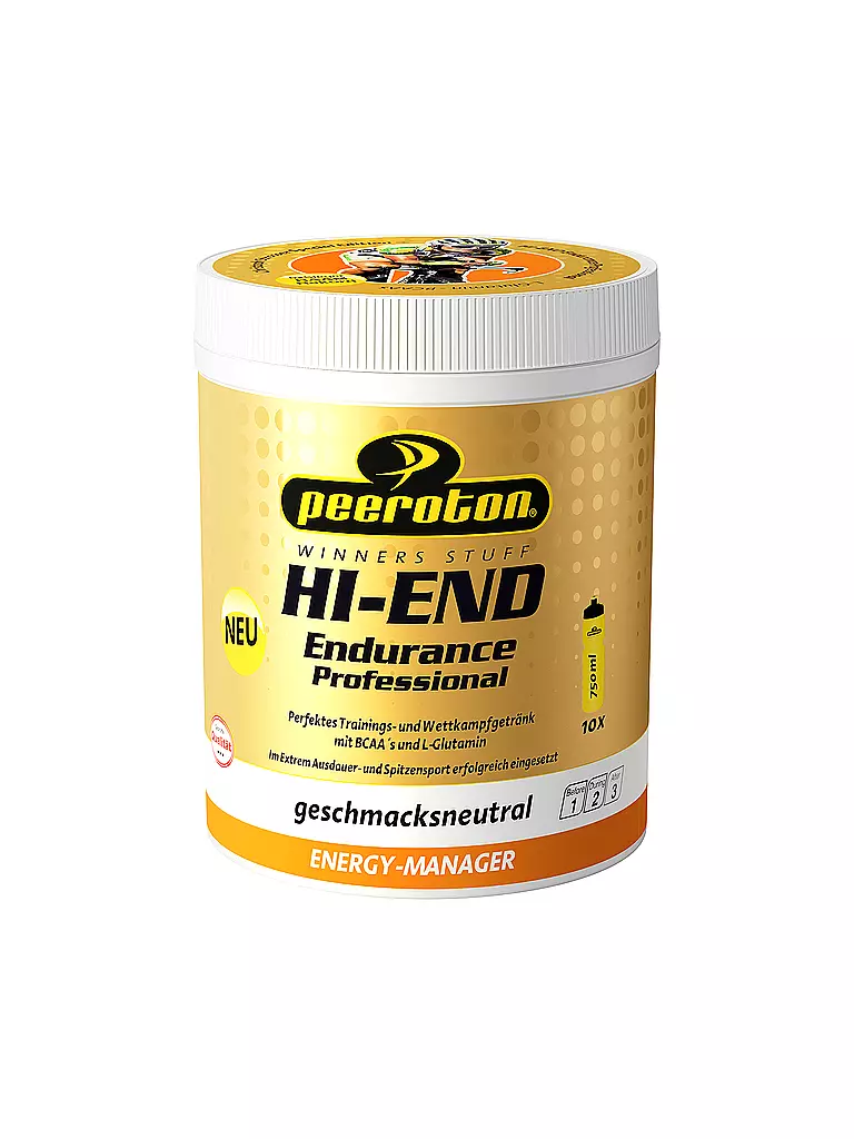 PEEROTON | Getränkepulver HI-END Endurance Energy Drink Professional 600g | bunt