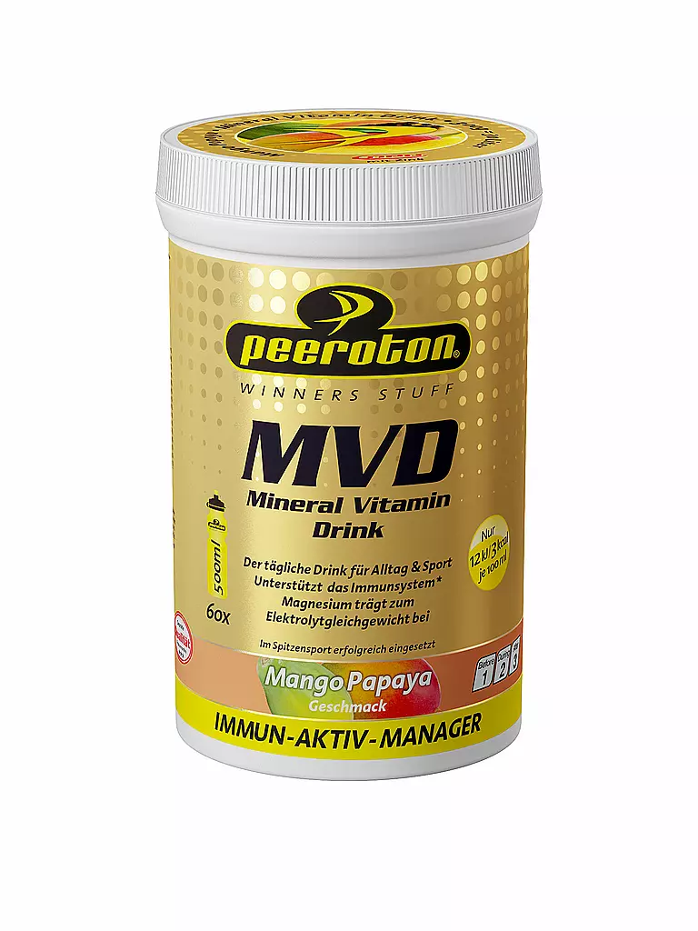 PEEROTON Getränkepulver Farbe 300g MVD Mango/Papaya keine