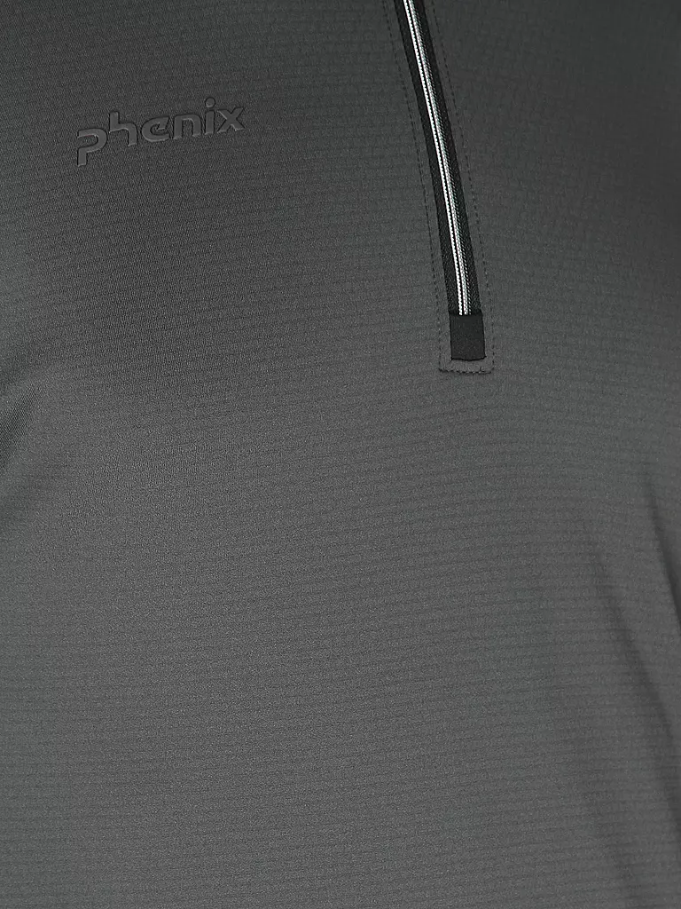 PHENIX | Herren Unterzieh Zipshirt | grau