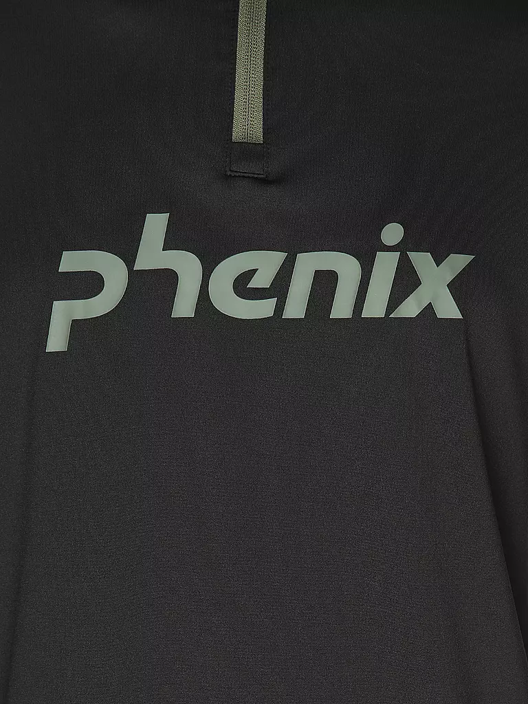 PHENIX | Herren Unterzieh Zipshirt | schwarz