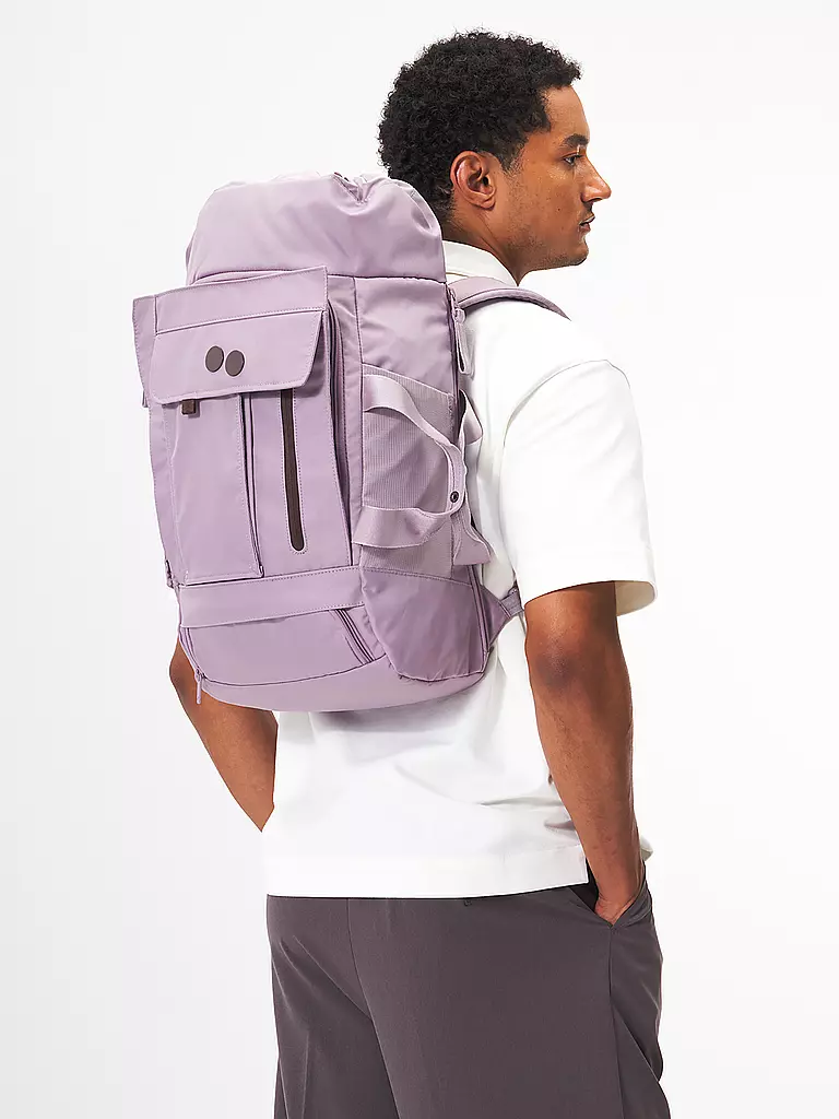 PINQPONQ | Rucksack Blok Medium Construct Pure Woven 30-32L | lila