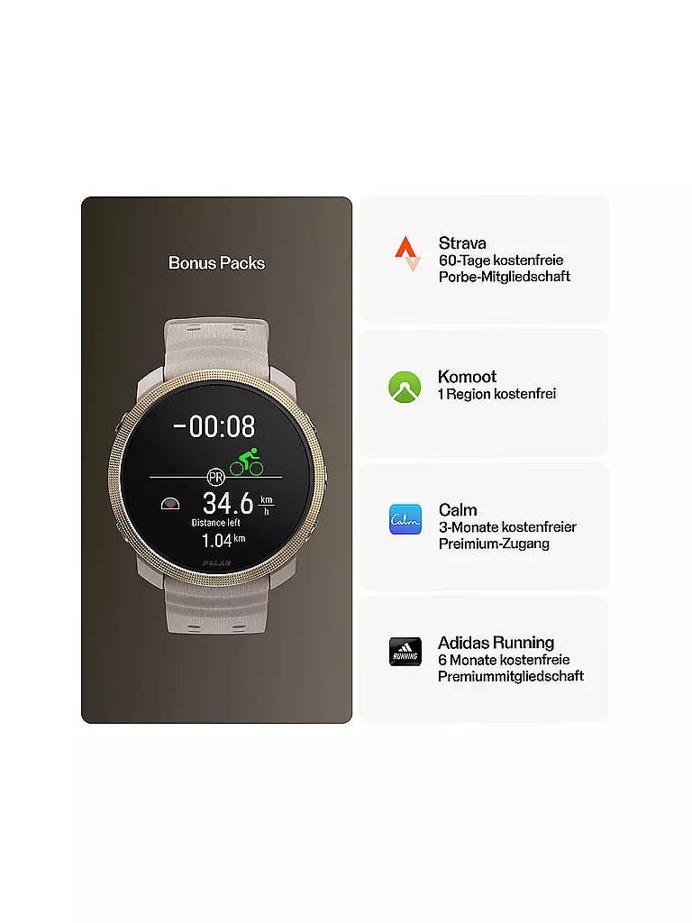 POLAR | Fitness-Smartwatch Vantage M3 | schwarz