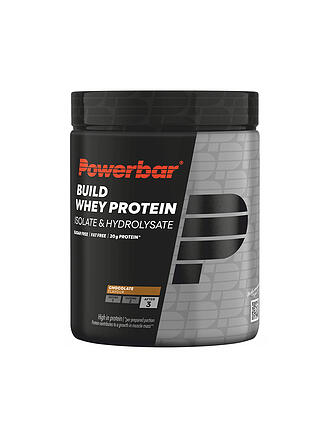 POWER BAR | Getränkepulver Build Whey Protein Isolate & Hydroisolate Pulver 550g Schokolade