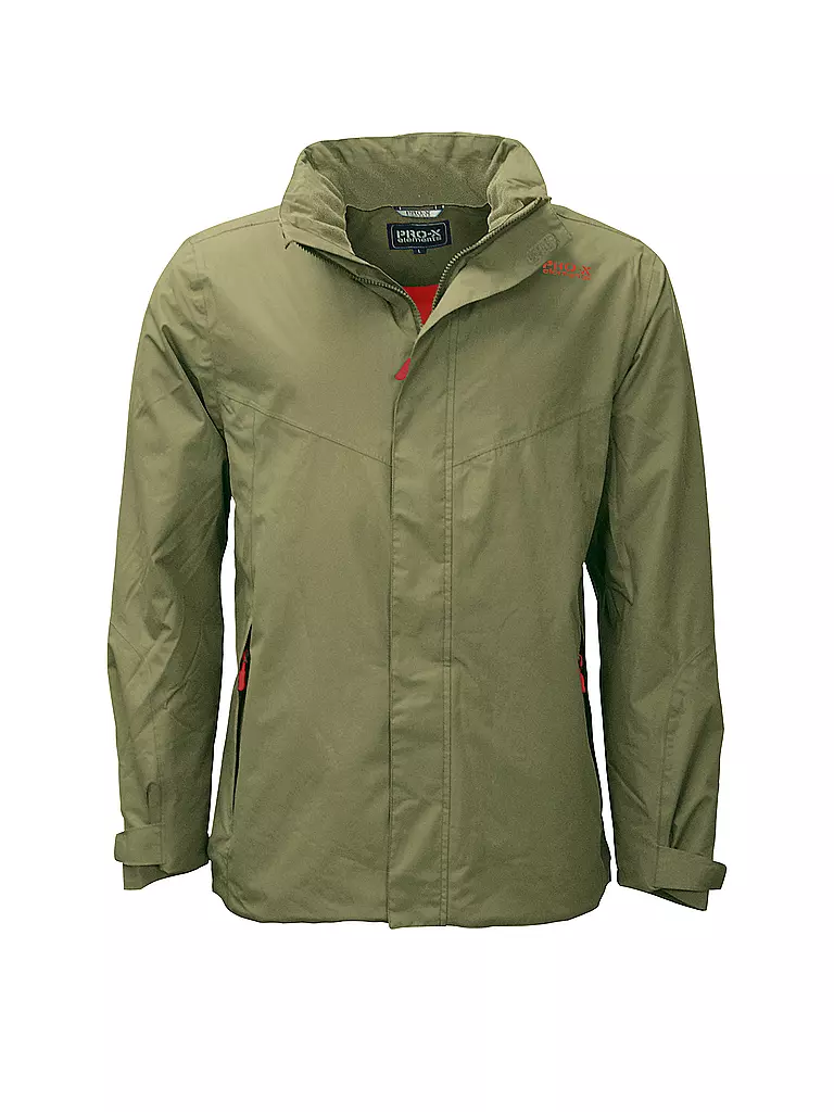 PRO-X ELEMENTS | Herren Regenjacke 2L wattiert | olive