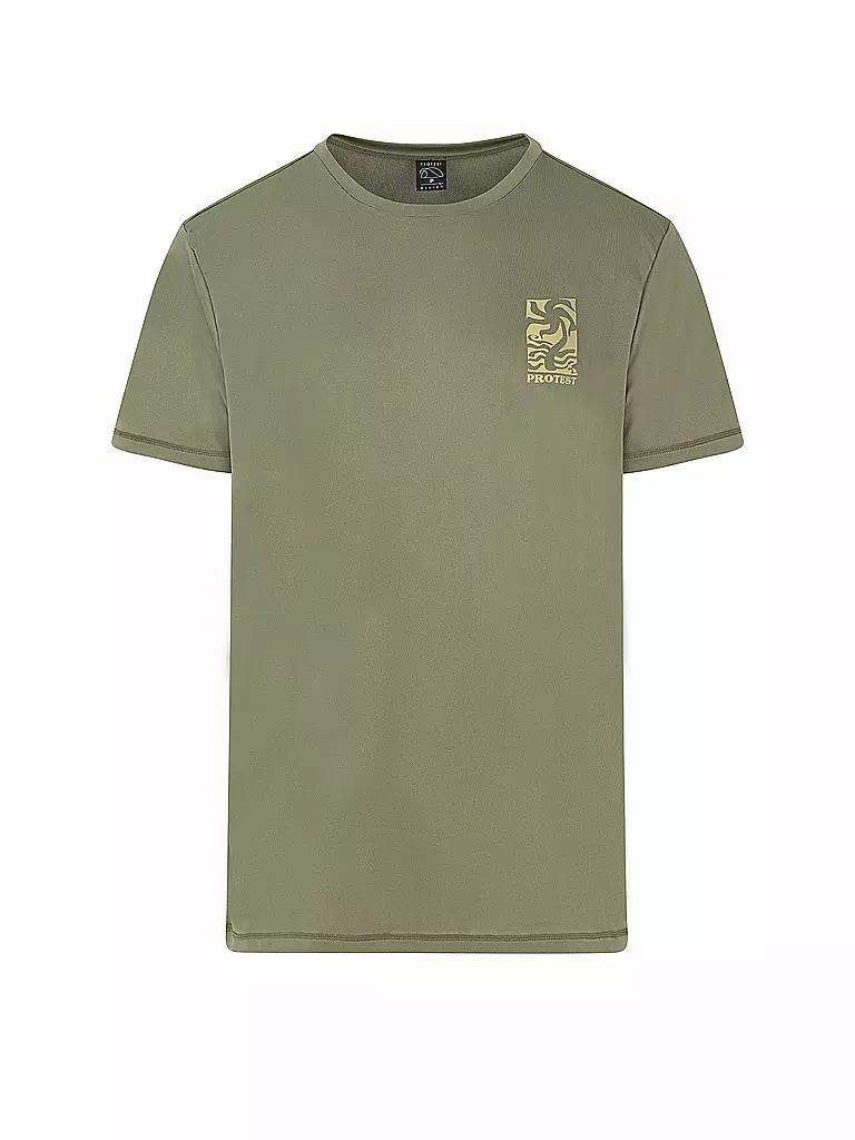 PROTEST | Herren Lycrashirt PRTFOXY  | olive