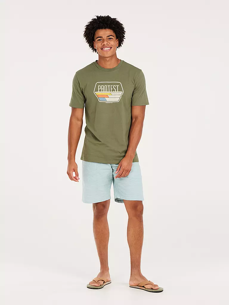 PROTEST | Herren T-Shirt PRTSTAN  | olive